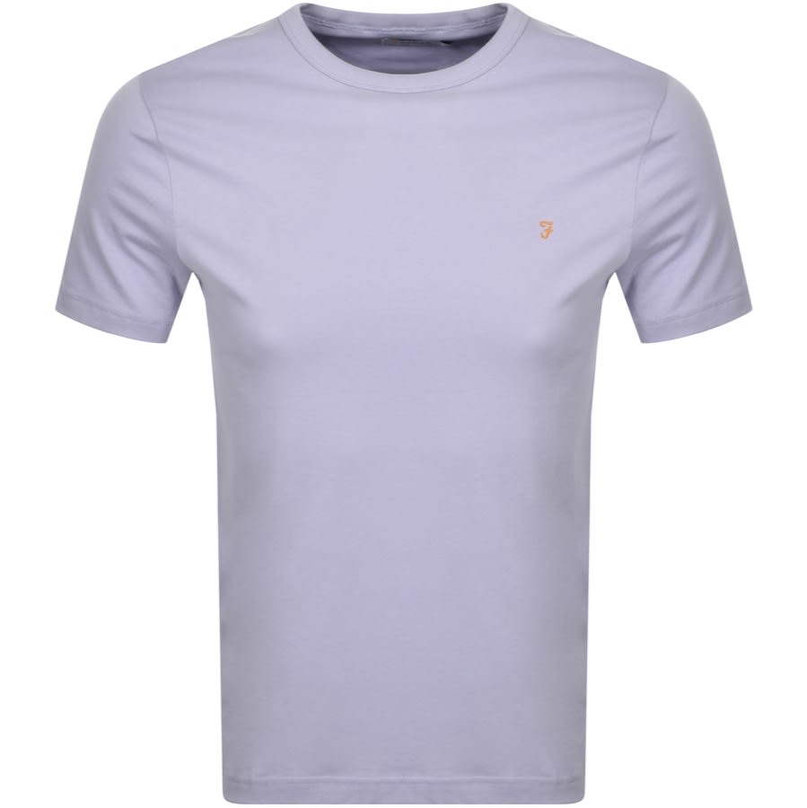 Alternative Image for ProductFarah Vintage Danny Short Sleeved T Shirt Lilac1